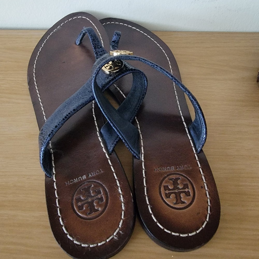 Tory burch Sandals Thongs flats Size 7 - Picture 5 of 9